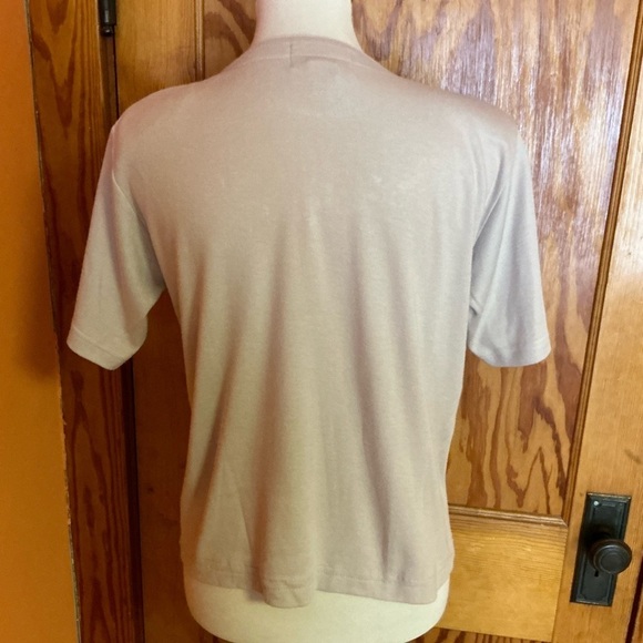 Vintage 90s feminine tan top - Picture 9 of 10